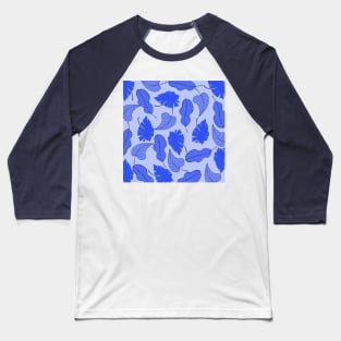 Blue Leaves Baseball T-Shirt